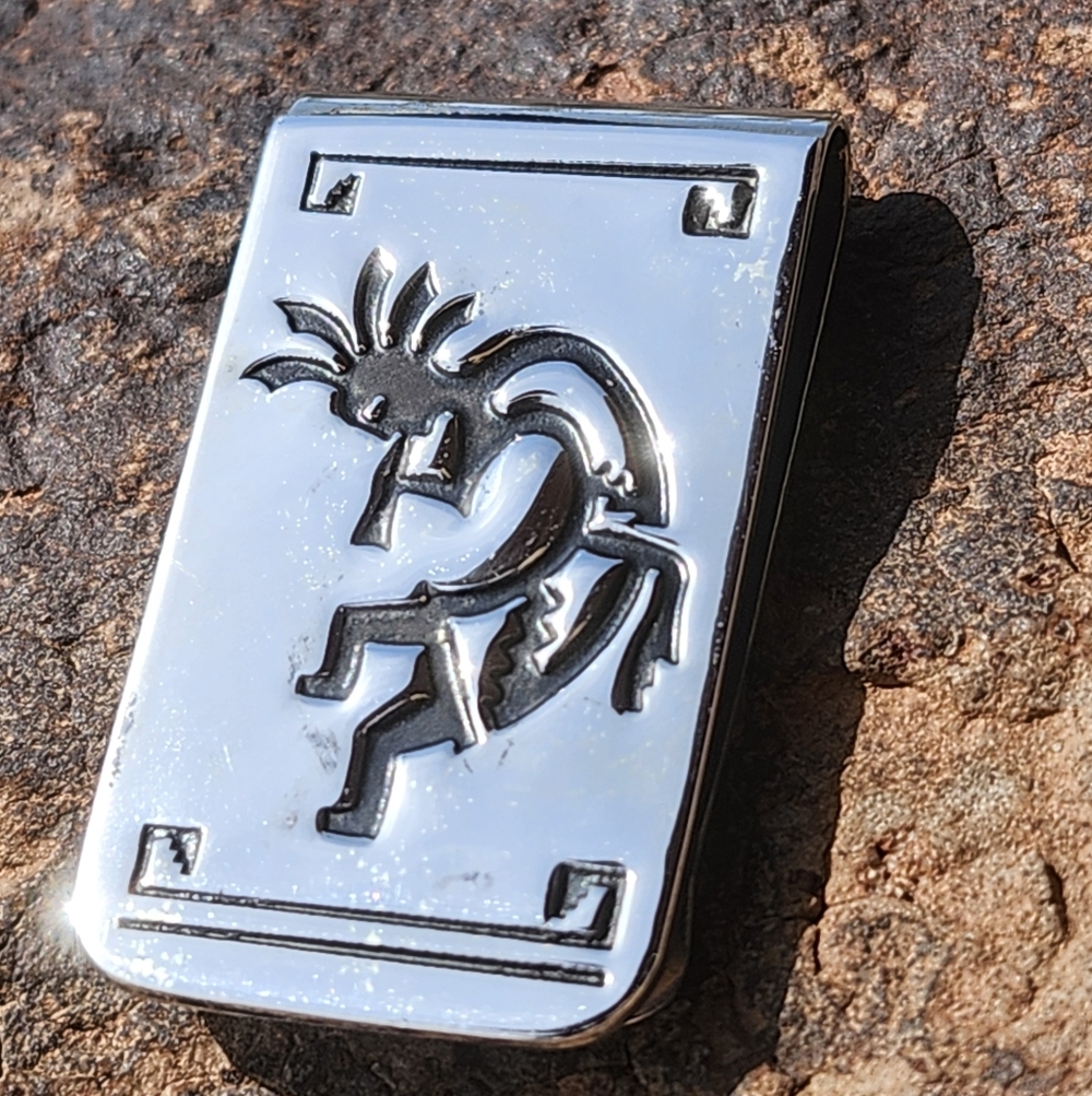 Sterling Silver KOKOPELLI Money CLIP